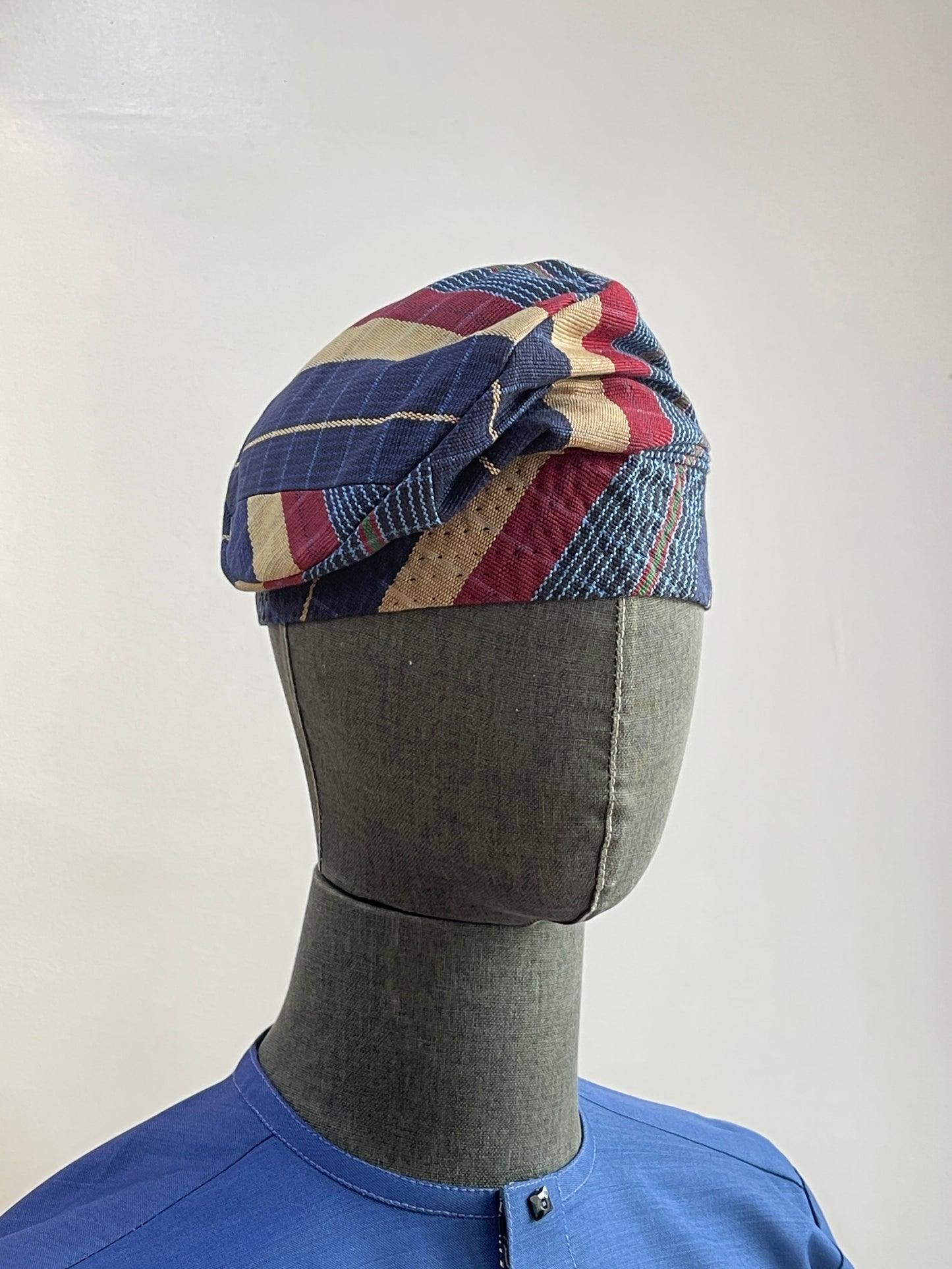 Nigerian traditional Aso Oke cap