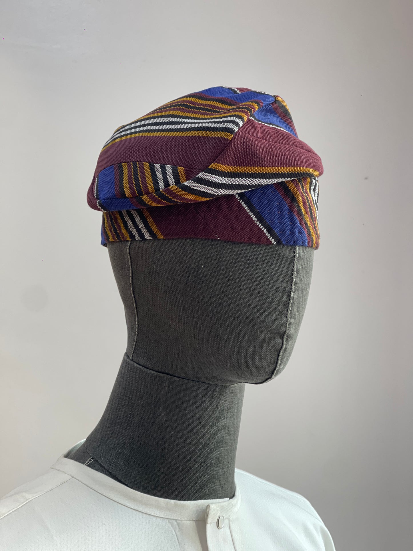 Nigerian traditional Aso Oke cap