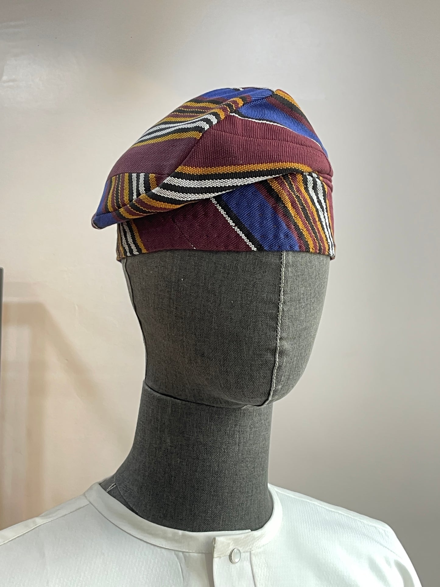 Nigerian traditional Aso Oke cap